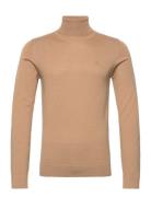 Merino Knit Roll Neck Lindbergh Brown