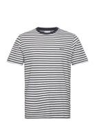 Striped Ss T-Shirt GANT Navy