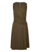 Str Matte Jersey-Dress Lauren Ralph Lauren Green