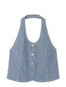 Nlfricte Twi Sl Waistcoat LMTD Blue