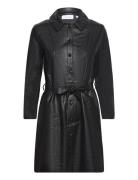 Viodina 7/8 Coated Dress Vila Black