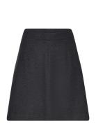 Slfmercy-Ula Hw Mini Wool Skirt Selected Femme Grey