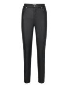 Caranne K Mid Waist Coated Dnm ONLY Carmakoma Black