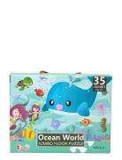 Pussel Jumbo Ocean 35 Pcs 60X44 Cm Suntoy Blue