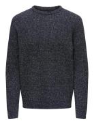 Onsmalaki Reg 7 Crew Knit ONLY & SONS Navy