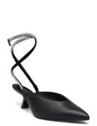 Pcanastasia Shimmer Heel Pieces Black