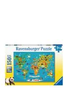 Animal World Map 150P Ravensburger Patterned