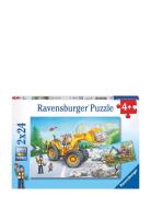 Digger At Work 2X24P Ravensburger Patterned