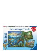Dinosaur Facination 3X49P Ravensburger Patterned