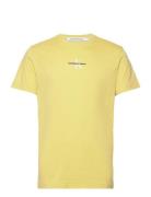 Monologo Regular Tee Calvin Klein Jeans Yellow