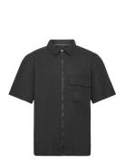 Stretch Poplin Ss Shirt Calvin Klein Jeans Black