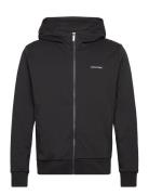 Micro Logo Repreve Hoodie Jacket Calvin Klein Black