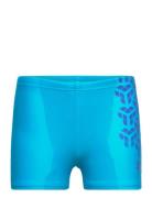 Boy's Arena Kikko V Swim Short Graphic Turquoise-N Arena Blue