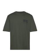 Mid Sleeve Tee 1935 Gots Resteröds Green