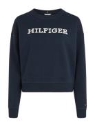 Reg Monotype Emb Sweatshirt Tommy Hilfiger Navy