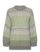 Ethno Unisex Sweater The Knotty S Green