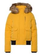 Everest Hooded Puffer Bomber Superdry Yellow