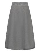 Grey Denim Stelly C Long Skirt Mads Nørgaard Grey