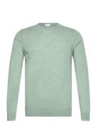 Man O-Neck Plain Davida Cashmere Green