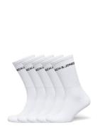 Jacbasic Logo Tennis Sock 5 Pack Noos Jack & J S White