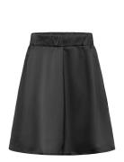 Nlfsatin Short Skirt LMTD Black