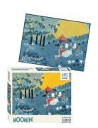 Moomin Art Puzzle - 1000 Pcs - Blue Barbo Toys Patterned