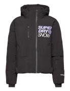 Ski Boxy Puffer Jacket Superdry Sport Black