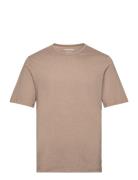 Jjniel Tee Ss Crew Neck Jack & J S Beige