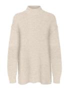 Vmfabulous Ls Long O-Neck Pull. Boo Vero Moda Beige