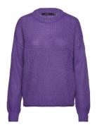 Vmvada Ls O-Neck Pullover Bf Vero Moda Purple