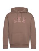 Graphic Hoodie Lee Jeans Brown