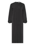 Vendela Satin Dress Marville Road Black