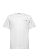 Chest Inst. Logo Ss T-Shirt Calvin Klein White