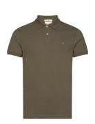 Slim Shield Ss Pique Polo GANT Khaki