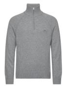 Bicolored Raglan H-Zip GANT Grey