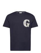 G Graphic T-Shirt GANT Blue