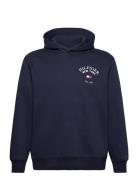 Bt-Arched Varsity Hoody-B Tommy Hilfiger Navy