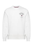 Wcc Arched Varsity Sweatshirt Tommy Hilfiger White