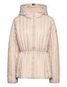 Crv Feminine Lw Down Jacket Tommy Hilfiger Cream