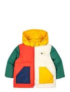 Baby Color Block Hooded Anorak Bobo Choses Red