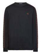 Taped Long Sleeve Tee Fred Perry Black