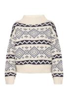 Geo-Motif Wool-Blend Sweater Polo Ralph Lauren Cream
