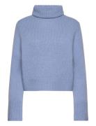 Wool-Cashmere Turtleneck Sweater Polo Ralph Lauren Blue