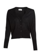 Extra Fine Wool Cardigan Calvin Klein Black