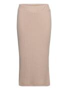 Skirt Long Rib Lindex Beige