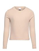 Top Rib Long Sleeve Lindex Beige