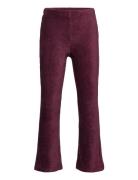 Trousers Jersey Cord Flare Lindex Burgundy