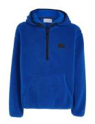 Sherpa Half Zip Hoodie Calvin Klein Jeans Blue