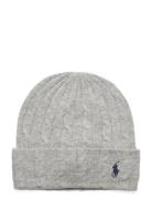 Wool Blend-Wool Cash Cuff Hat Polo Ralph Lauren Grey