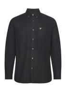 Plain Flannel Shirt Lyle & Scott Black